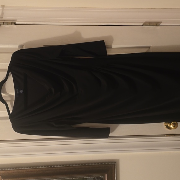 CHAPS BRAND WOMEN'S BLACK DRESS SIZE LARGE - Picture 2 of 12